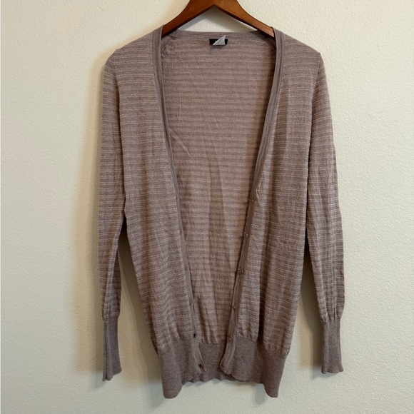 J.crew Cardigan Wool Blend Camel Hair Sweater Cardigan - Picture 1 of 12
